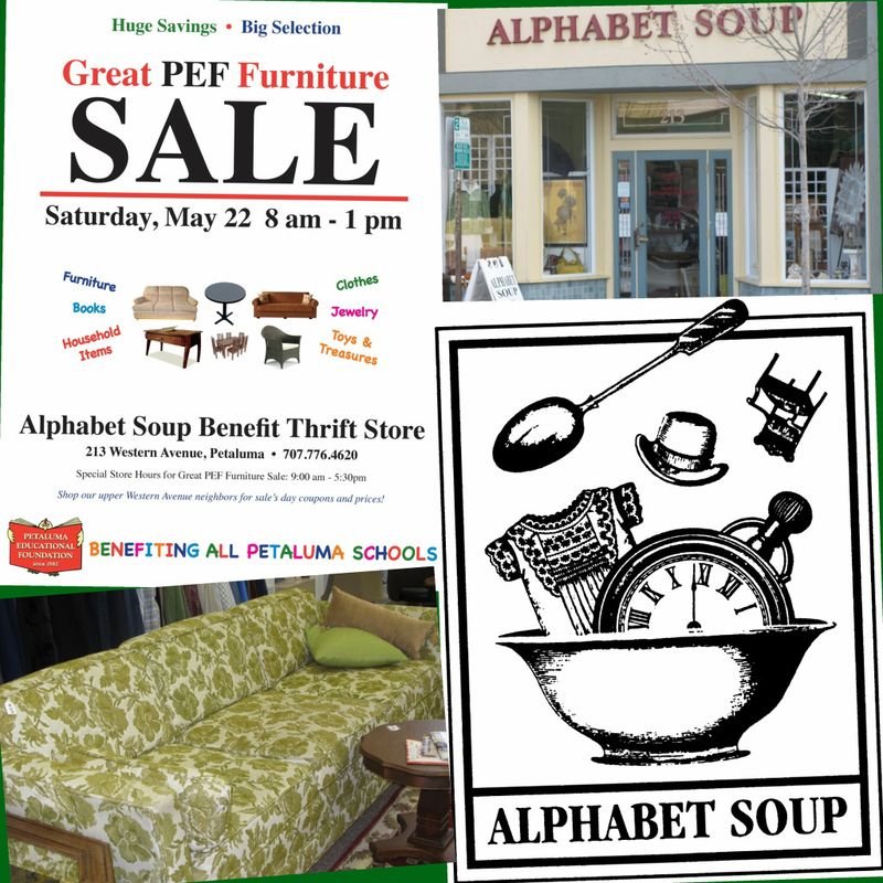 Furniture sale collage