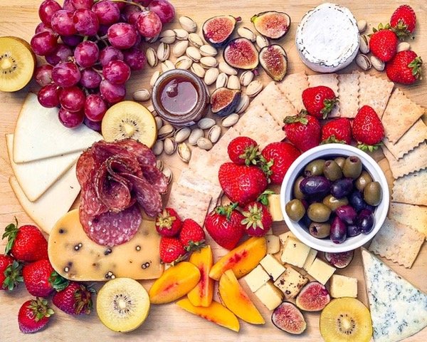 Cheese platter by Michelle Chou Photography